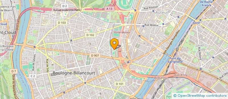 localisation de l'entreprise SCI CLAP  PARIS 16