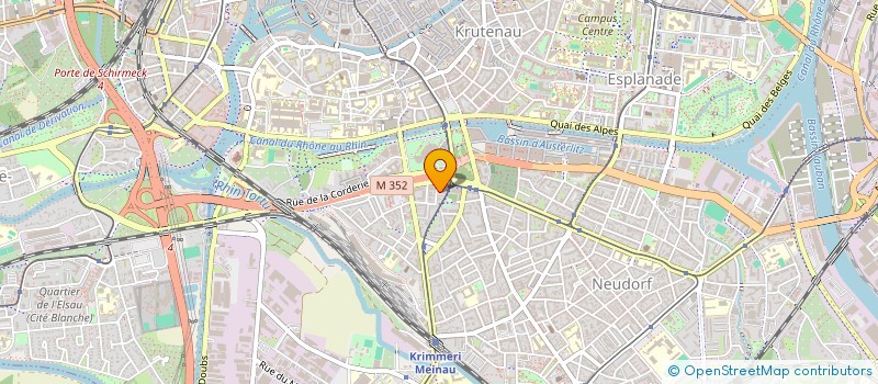 localisation de l'entreprise SCI CLAP  STRASBOURG