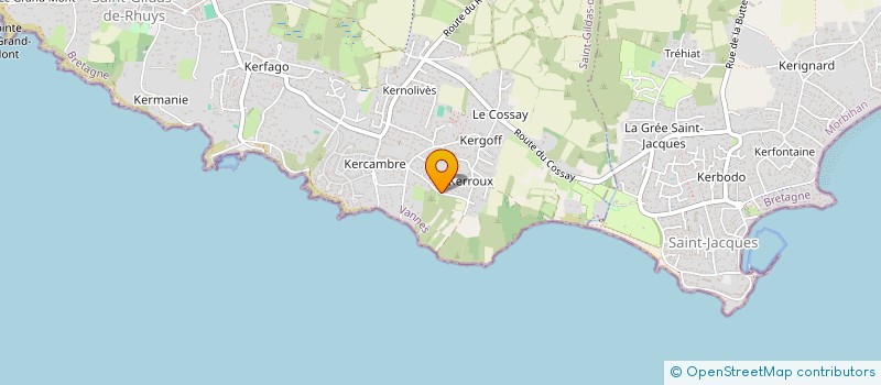 localisation de l'entreprise SCI CLAP  SAINT-GILDAS-DE-RHUYS