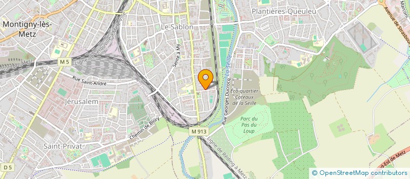 localisation de l'entreprise SCI CLAPA  METZ