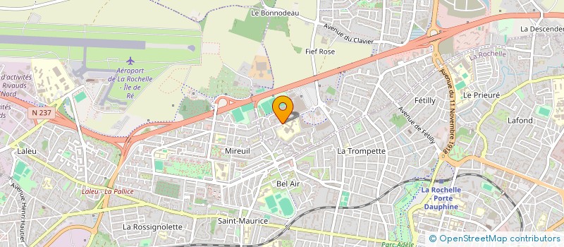 localisation de l'entreprise SCI CLAPHI  LAGORD