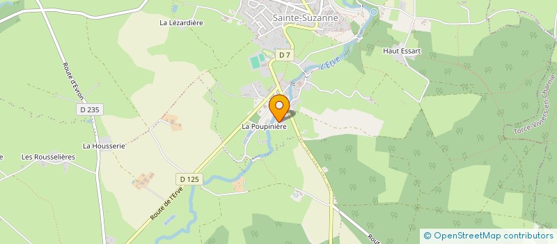 localisation de l'entreprise SCI CLAPIGUI  SAINTE-SUZANNE-ET-CHAMMES