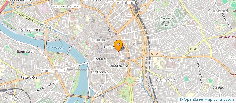 localisation de l'entreprise SCI CLAPOVIL  TOULOUSE