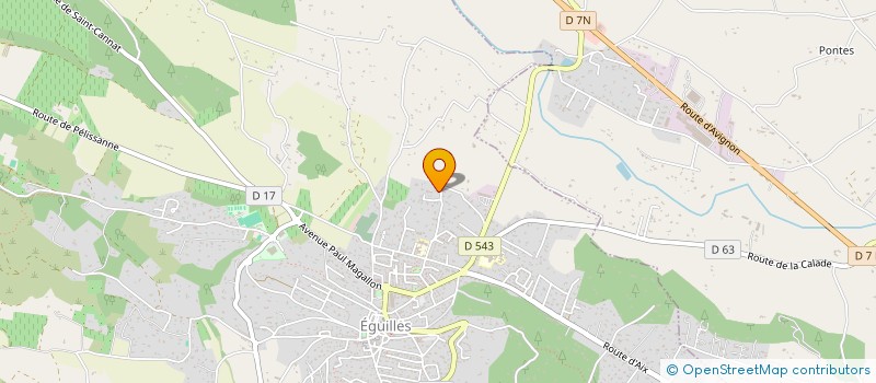 localisation de l'entreprise SCI CLAPP  EGUILLES