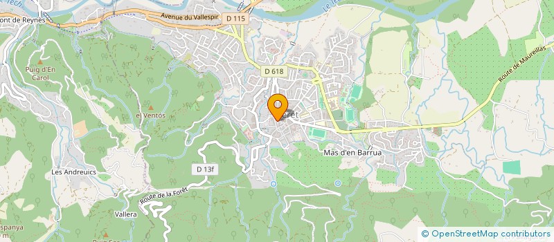 localisation de l'entreprise SCI CLAPTOS FRANCE  PERPIGNAN