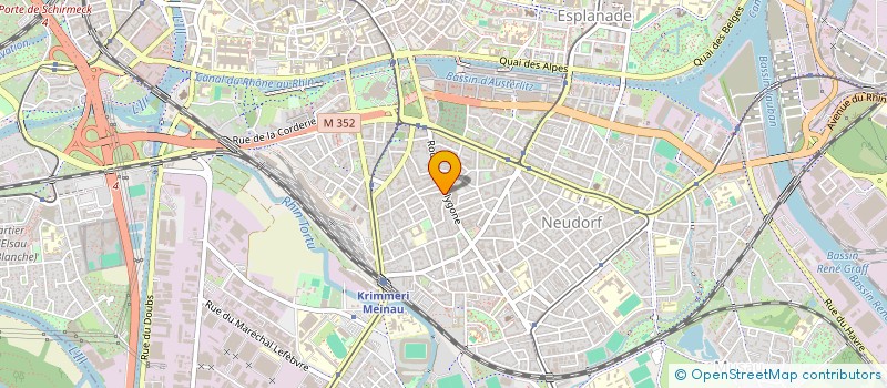 localisation de l'entreprise SCI CLARA  STRASBOURG