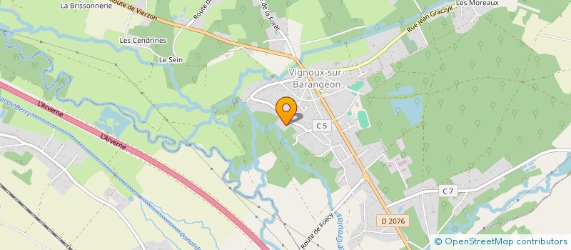 localisation de l'entreprise SCI CLARA  VIGNOUX-SUR-BARANGEON