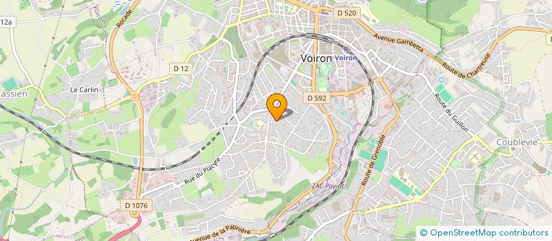 localisation de l'entreprise SCI CLARA à VOIRON