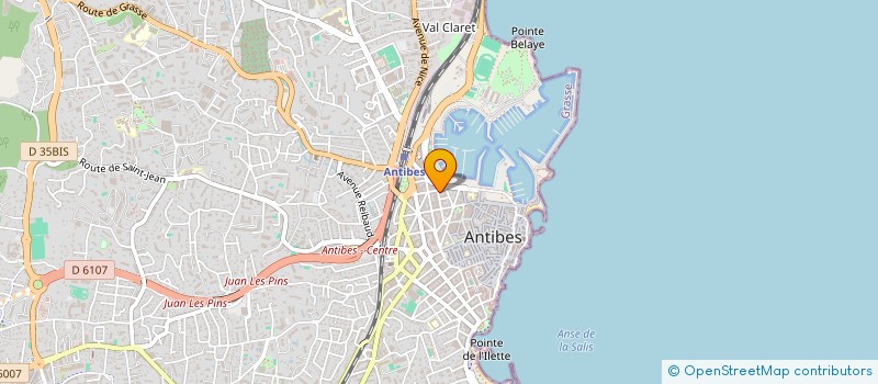 localisation de l'entreprise SCI CLARA à ANTIBES