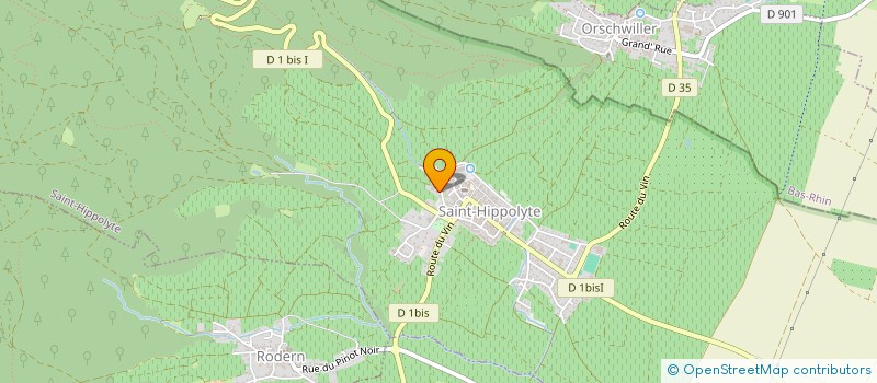 localisation de l'entreprise SCI CLARA à SAINT-HIPPOLYTE