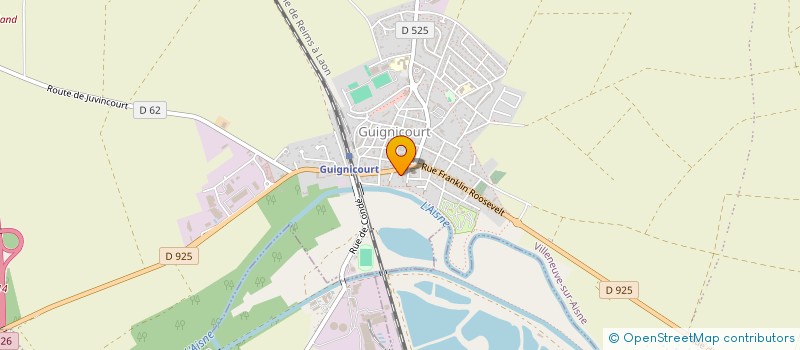 localisation de l'entreprise SCI CLARA  VILLENEUVE-SUR-AISNE