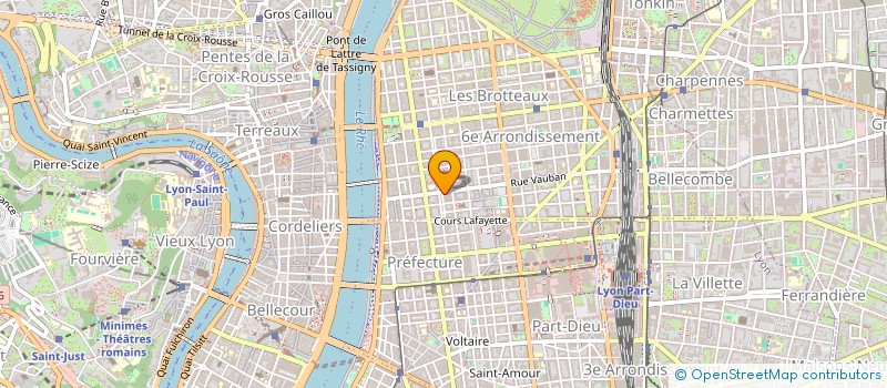 localisation de l'entreprise SCI CLARA  LYON