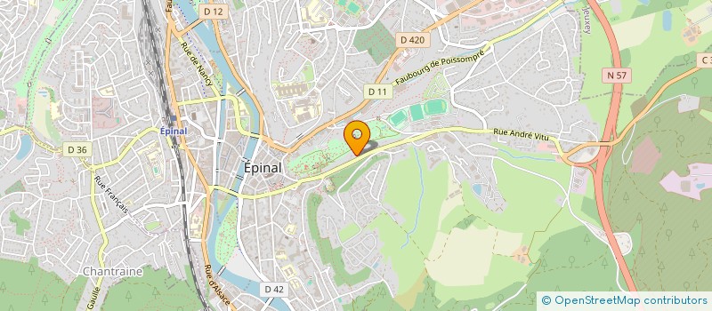 localisation de l'entreprise SCI CLARA à EPINAL