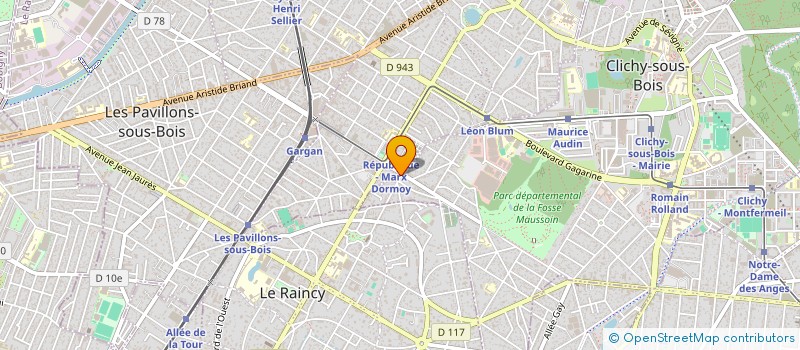 localisation de l'entreprise SCI CLARA à LIVRY-GARGAN
