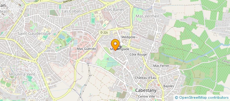 localisation de l'entreprise SCI CLARA  CABESTANY