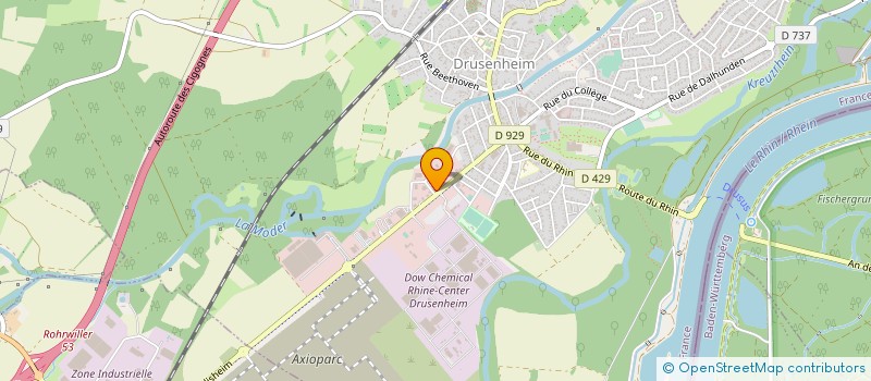 localisation de l'entreprise SCI CLARA  DRUSENHEIM