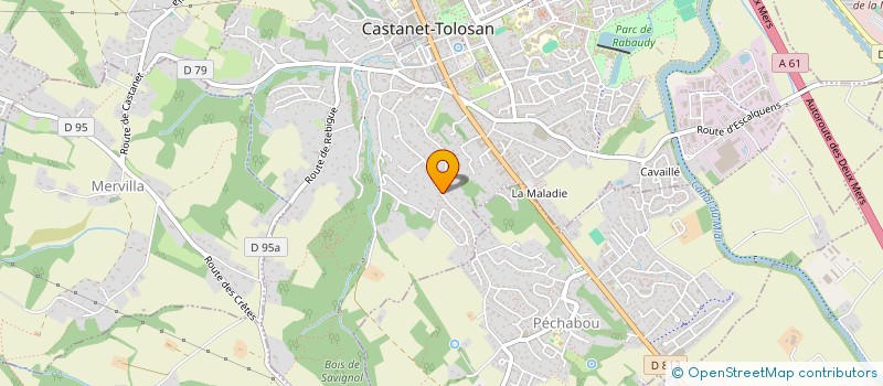 localisation de l'entreprise SCI CLARA à CASTANET-TOLOSAN