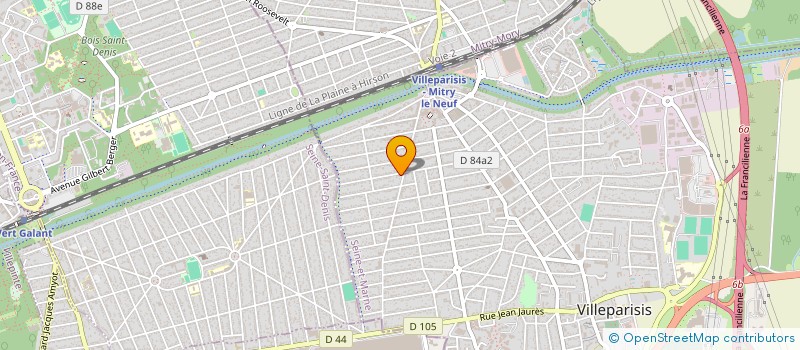 localisation de l'entreprise SCI CLARA  VILLEPARISIS