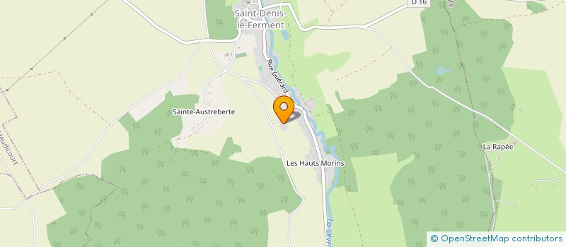 localisation de l'entreprise SCI CLARA  SAINT-DENIS-LE-FERMENT