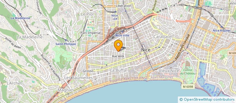localisation de l'entreprise SCI CLARA à NICE