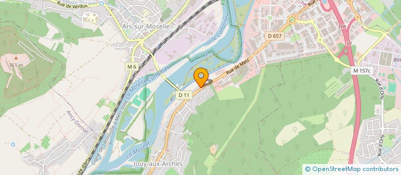 localisation de l'entreprise SCI CLARA THOMAS IMMO ET ENFANTS  JOUY-AUX-ARCHES