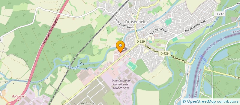 localisation de l'entreprise SCI CLARAMICKA  DRUSENHEIM