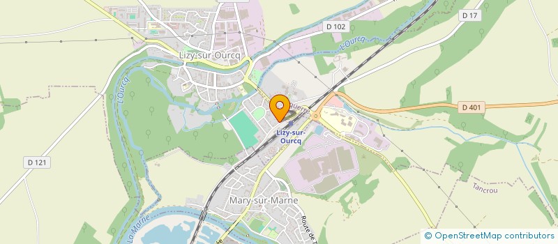 localisation de l'entreprise SCI CLARASAM  LIZY-SUR-OURCQ