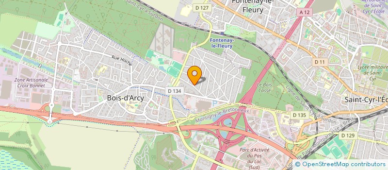 localisation de l'entreprise SCI CLARATOM  BOIS-D'ARCY