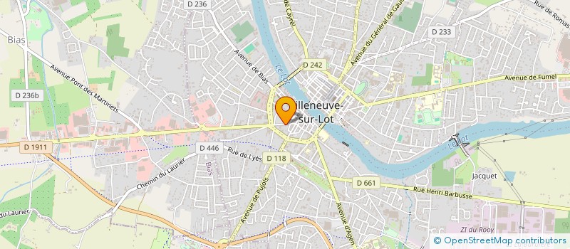 localisation de l'entreprise SCI CLARAYANN  BIAS