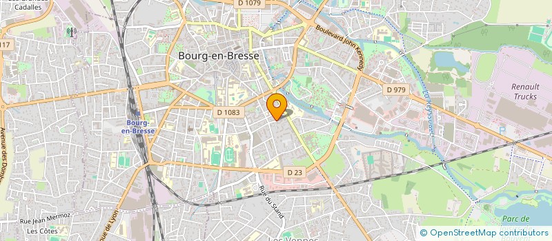 localisation de l'entreprise SCI CLAREL à BOURG-EN-BRESSE