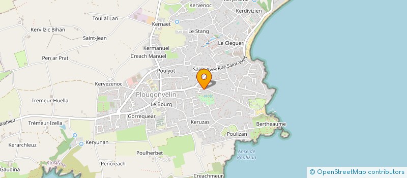 localisation de l'entreprise SCI CLARENCE  PLOUGONVELIN