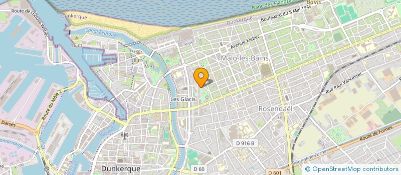 localisation de l'entreprise SCI CLARENZO à DUNKERQUE