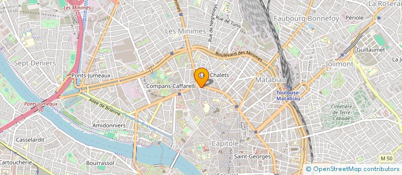localisation de l'entreprise SCI CLARET à TOULOUSE