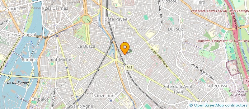 localisation de l'entreprise SCI CLARETIE à TOULOUSE