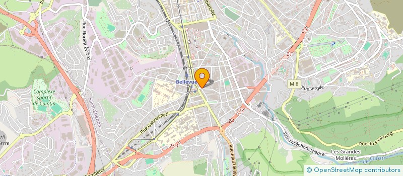 localisation de l'entreprise SCI CLAREVE  SAINT-ETIENNE