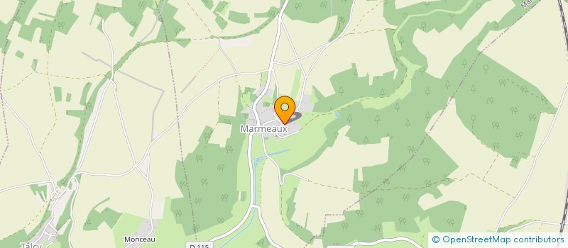 localisation de l'entreprise SCI CLAREX  MARMEAUX