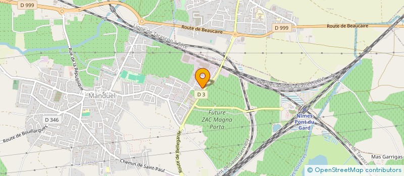 localisation de l'entreprise SCI CLARGUI  MANDUEL