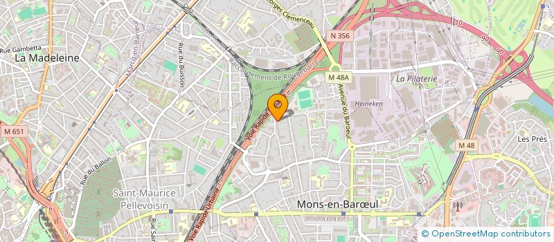 localisation de l'entreprise SCI CLARHOUSE  MONS-EN-BARUL