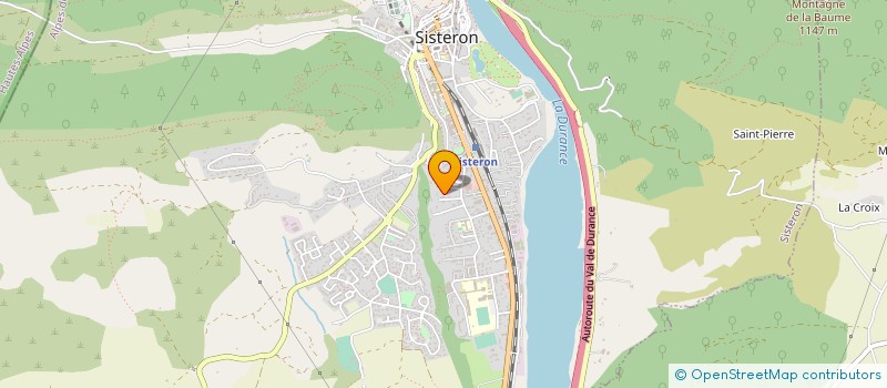 localisation de l'entreprise SCI CLARI  SISTERON