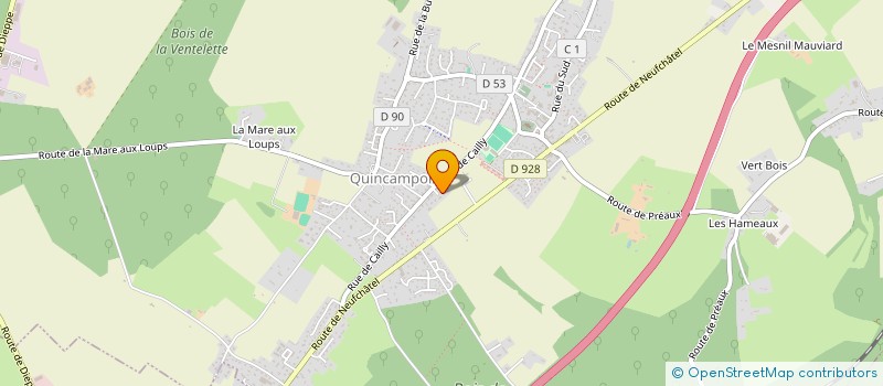 localisation de l'entreprise SCI CLARI  QUINCAMPOIX