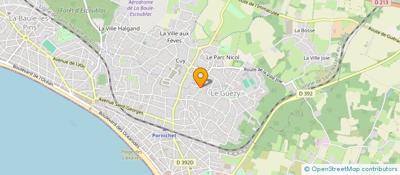 localisation de l'entreprise SCI CLARICE  LA BAULE-ESCOUBLAC