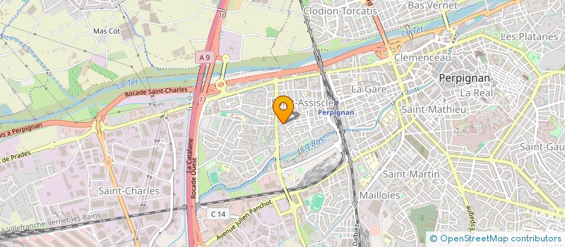 localisation de l'entreprise SCI CLARIE à PERPIGNAN