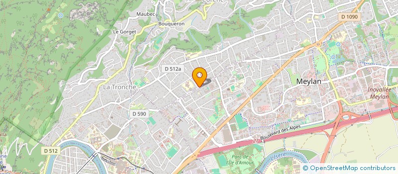 localisation de l'entreprise SCI CLARIMMO  CORENC