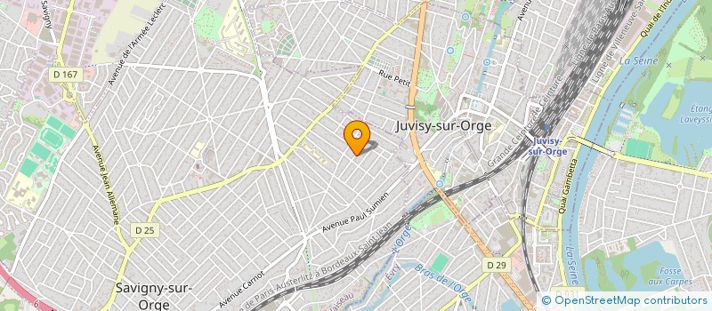 localisation de l'entreprise SCI CLARINE  SAVIGNY-SUR-ORGE