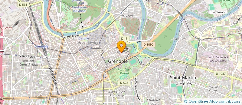 localisation de l'entreprise SCI CLARINES  GRENOBLE