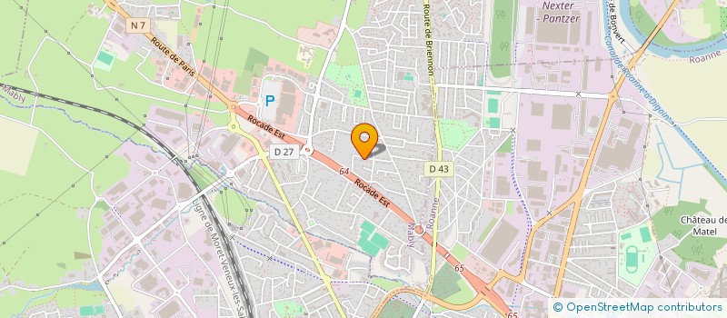 localisation de l'entreprise SCI CLARINES  MABLY