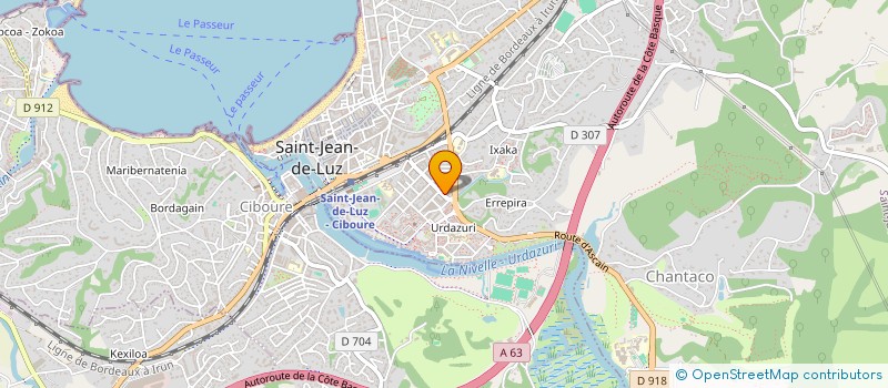 localisation de l'entreprise SCI CLARIOTTE  SAINT-JEAN-DE-LUZ