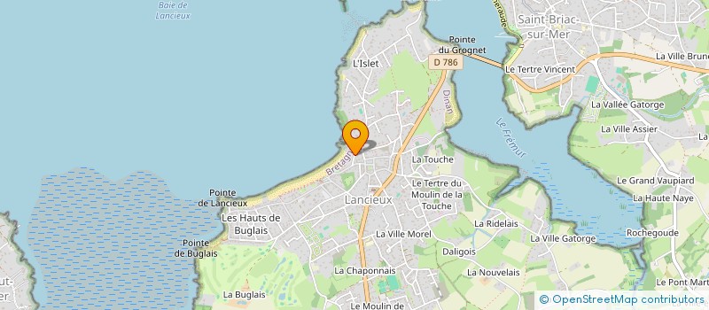 localisation de l'entreprise SCI CLARIS 35  LANCIEUX