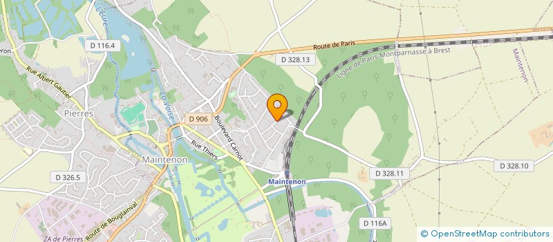 localisation de l'entreprise SCI CLARISSE à MAINTENON