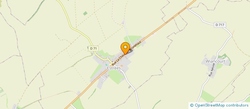 localisation de l'entreprise SCI CLARISSE  ESTREES